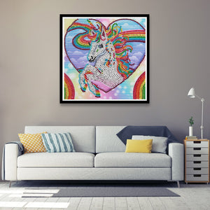 Horse With Rainbow