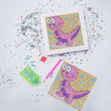 Mini Naughty Happy Dragon Painting For Kids