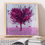 Lovely Tree Heart Colorful Painting