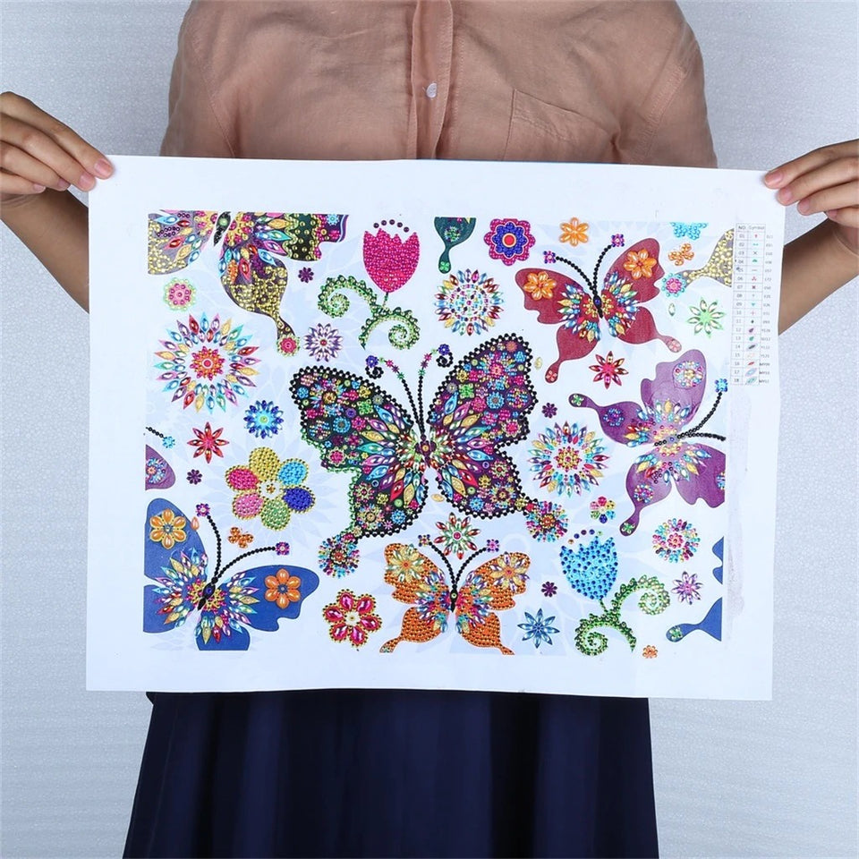 Cute Multi Color Butterfly