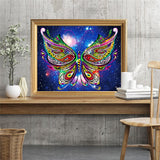 Butterfly With Stars In Night