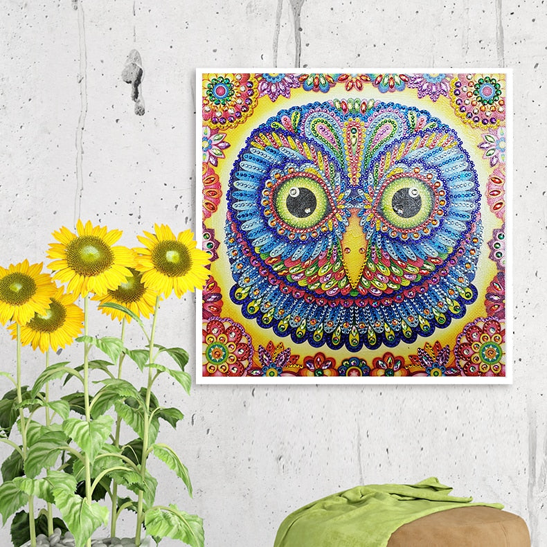 Owl Motif Painting