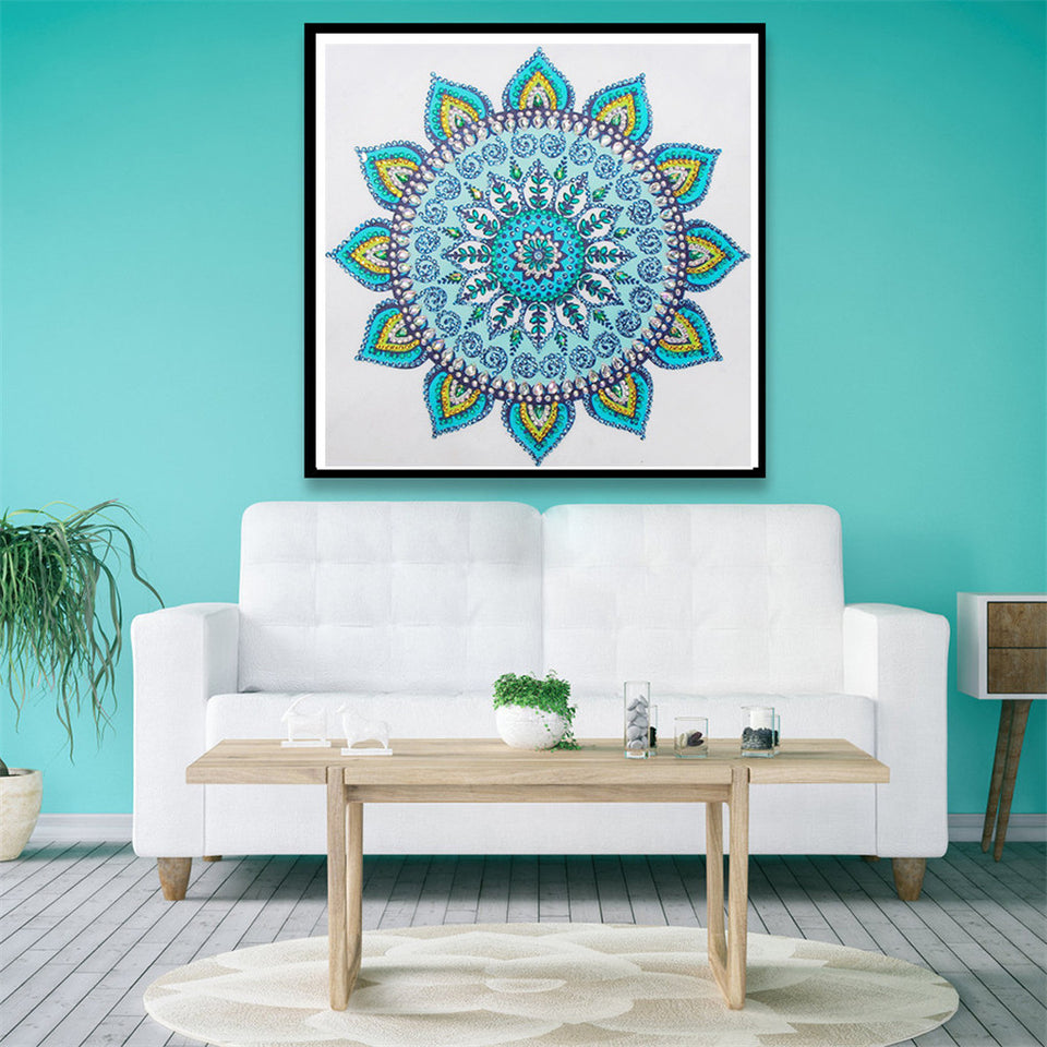 Round Mandala Painting