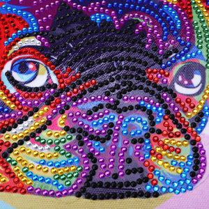 Bulldog Colorful Painting