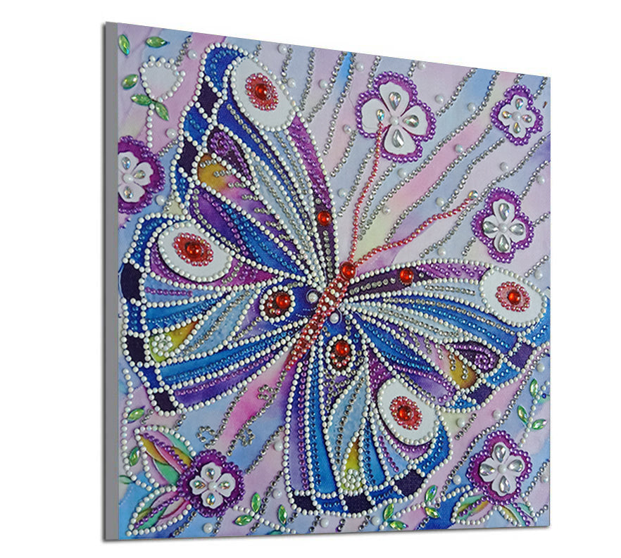 Flowers And Butterfly Painting