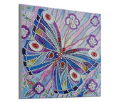 Flowers And Butterfly Painting