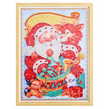 Happy Colorful Santa Claus With Toys