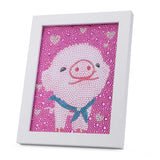 Naughty Pink Pig Painting For Child