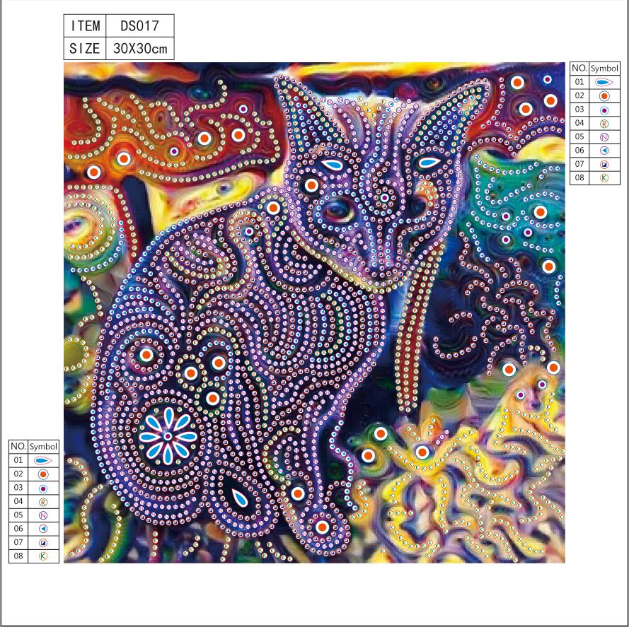 Colorful Cat Special Diamond Painting