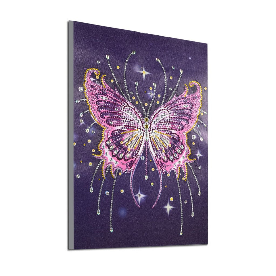 4Pcs Set Colorful Butterfly And Flower