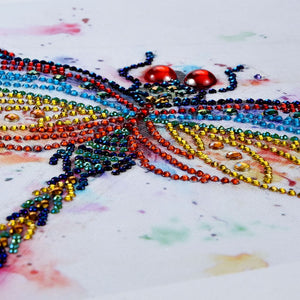 Dragonfly Painting Colorful