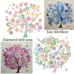 Colorful Embroidery Tree