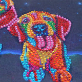 Happy Colorful Dog