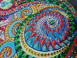 Motif Painting Colorful