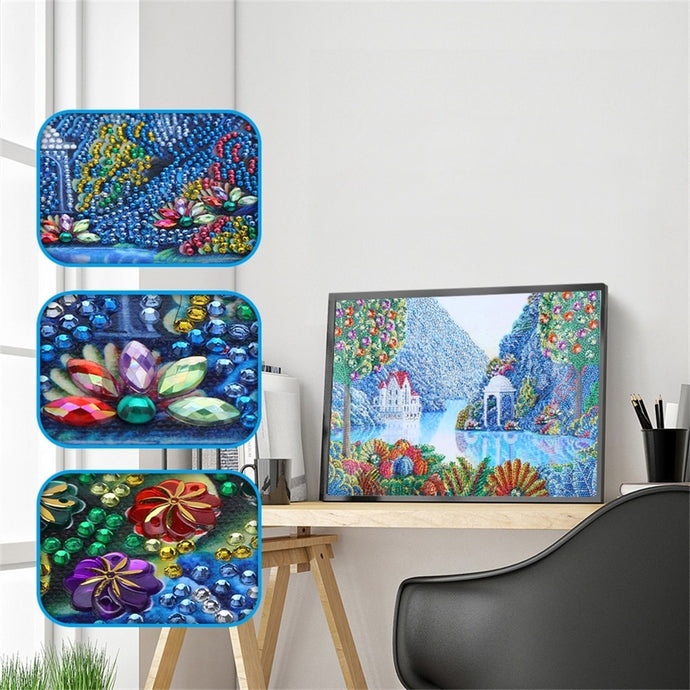 Lake And Trees  Painting