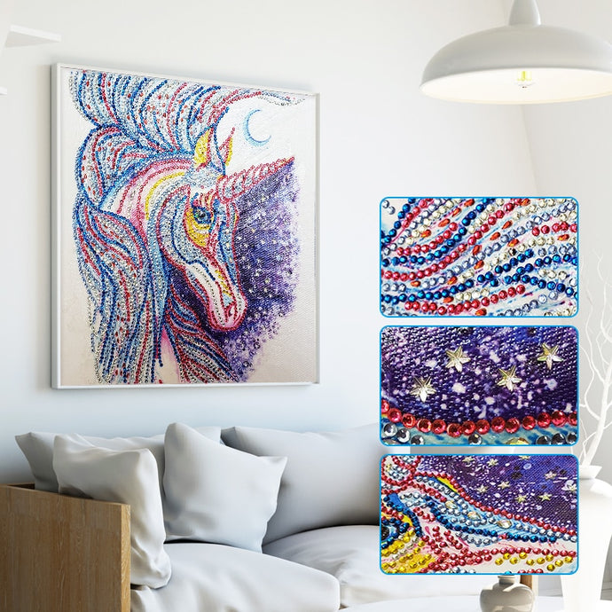 Cute Colorful Horse Painting