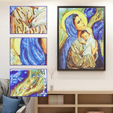 Mother With Sleeping Baby Painting