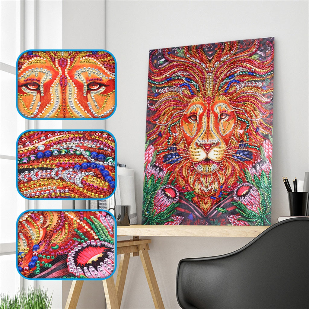 Colorful Loin Painting