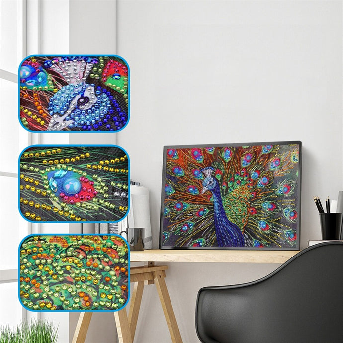 Cute Blue Peacock