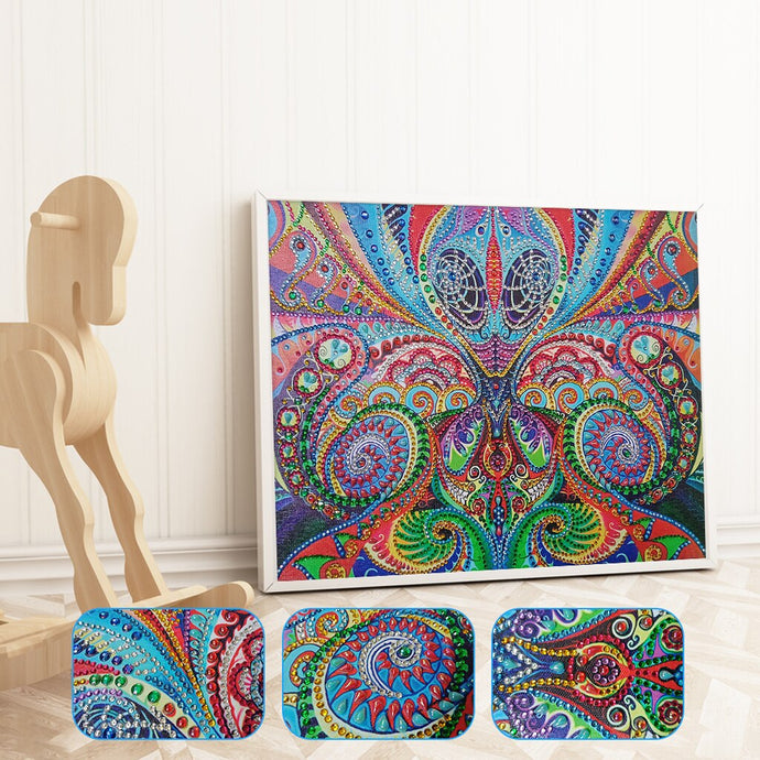 Motif Painting Colorful