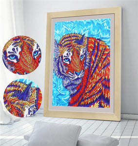 Colorful Tiger Special Painting