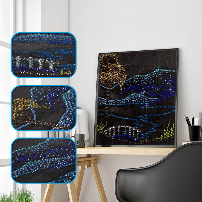 Crystal Colorful Painting