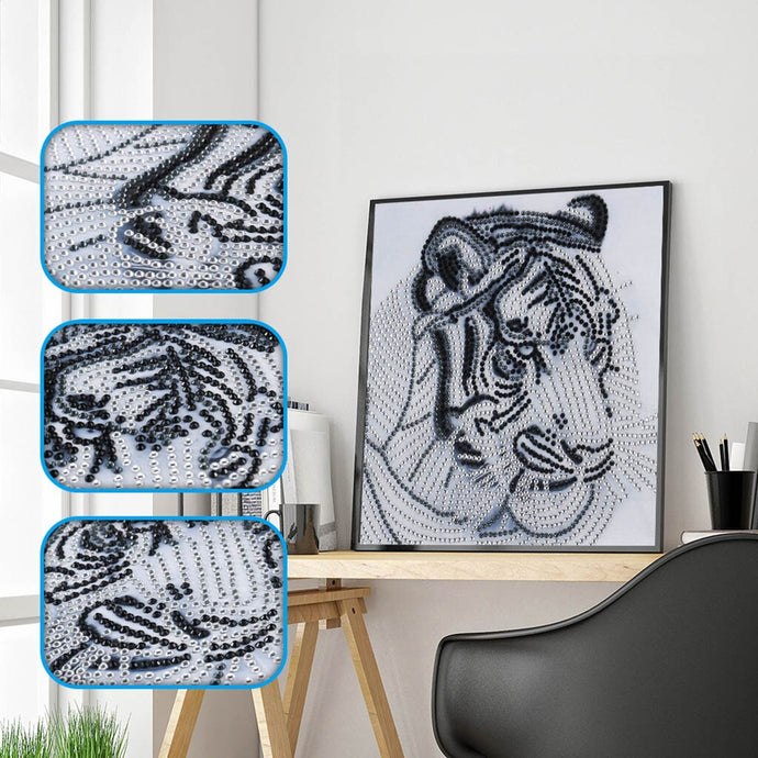 Black Tiger Painting