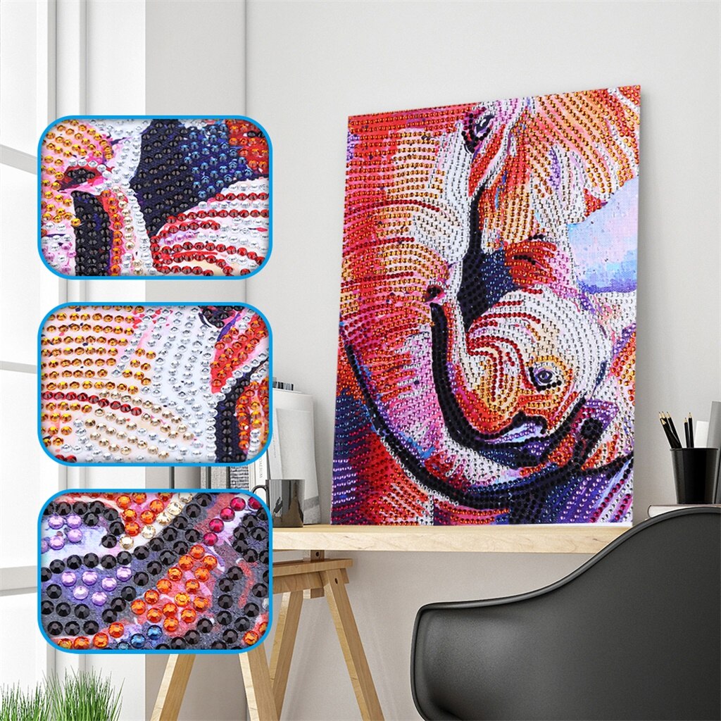 Elephant With calf Painting