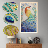 Cute Colorful Peacock Painting