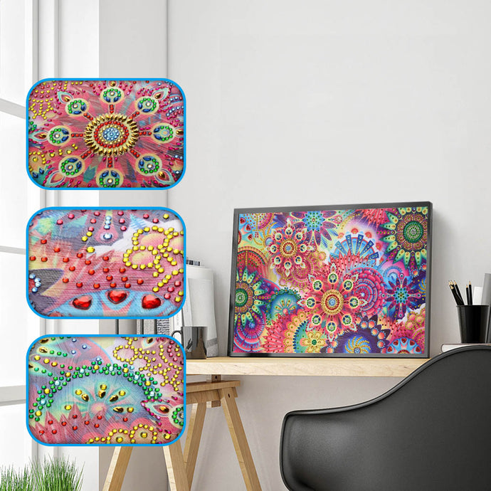 Flowers Colorful Embroidery
