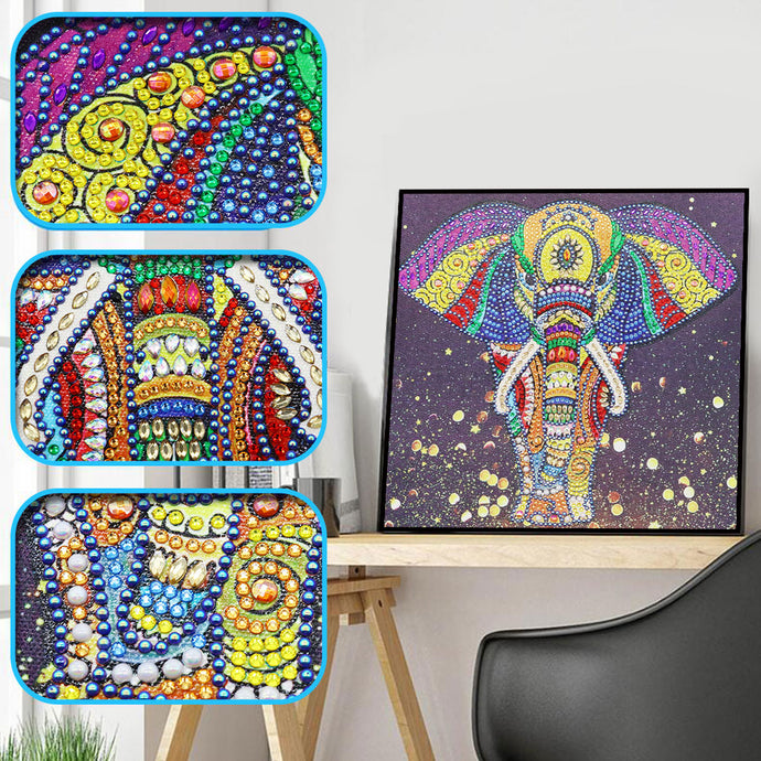 Lovely Colorful Elephant Painting