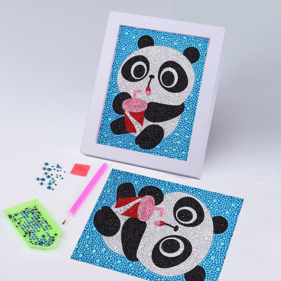 Playing Panda Painting For Child