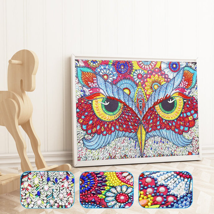 Colorful Owl Eyes