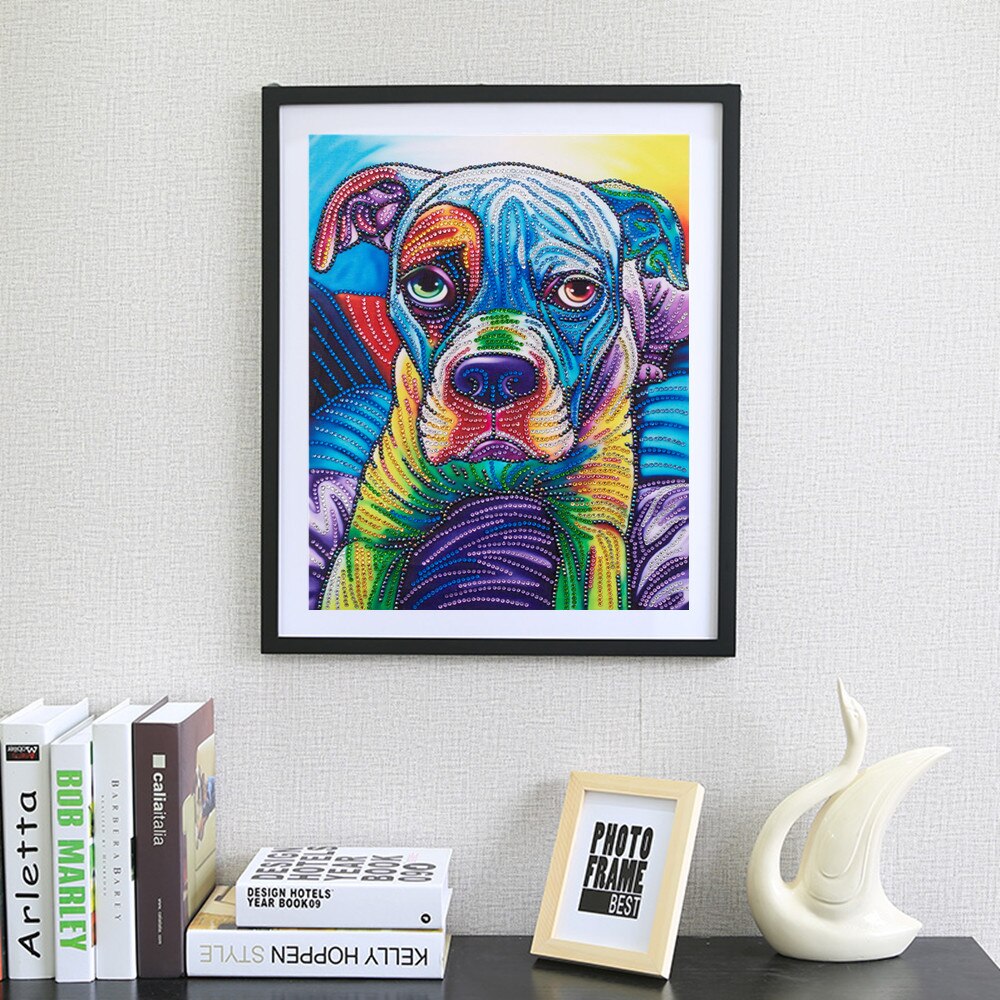 Colorful Dog Painting