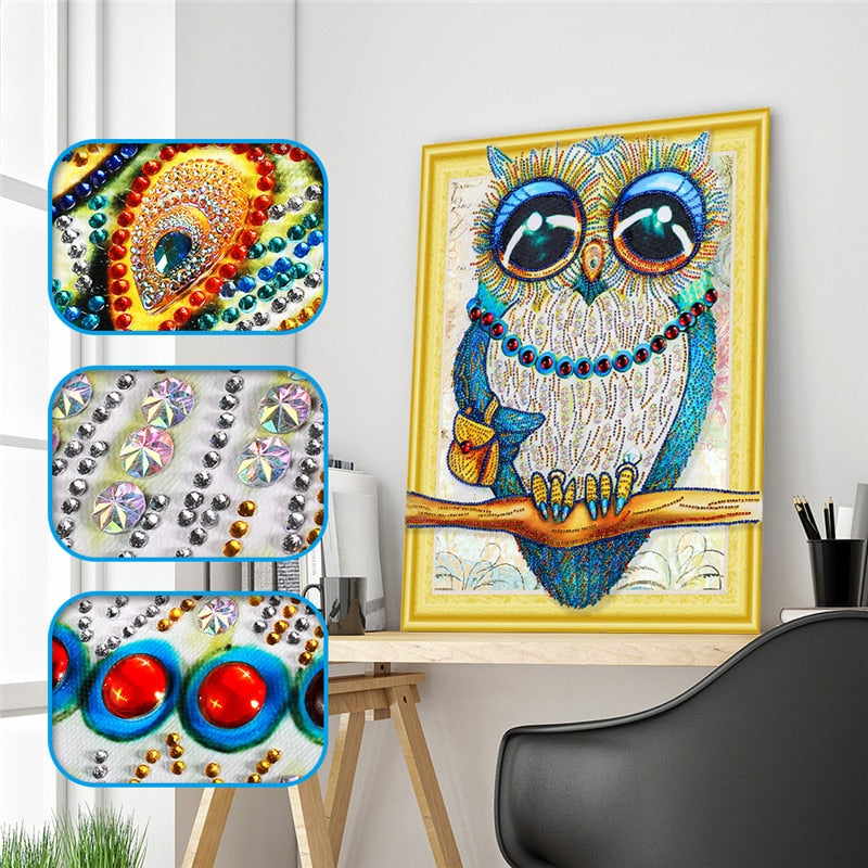 Owl With Big Eyes