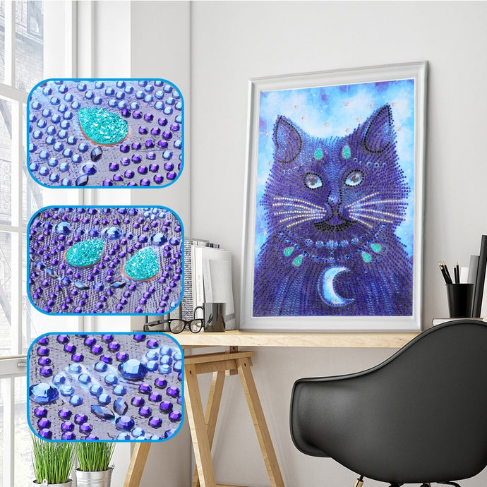 Purple Cute Cat