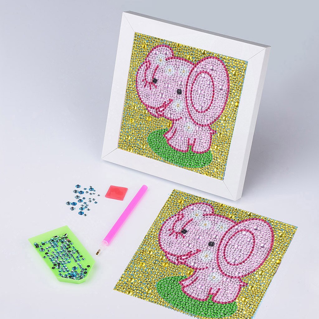 Happy Cute Pink Elephant For Kids