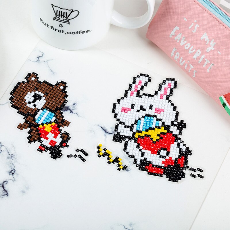 Colorful Fruit And Animal Stickers For Special Diamond Painting