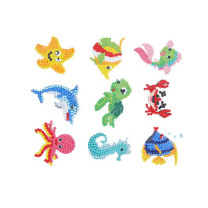 9 Pcs Lovely Colorful Stickers