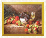 Fruits on Table with Wine Glass DIY Diamond Painting - diamond-painting-bliss.myshopify.com