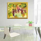 Hanging Grapes DIY Painting - diamond-painting-bliss.myshopify.com