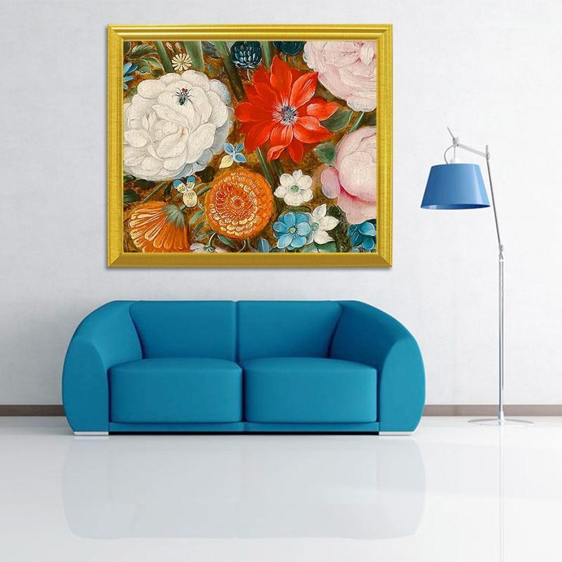 Zinnia Flowers DIY Painting - diamond-painting-bliss.myshopify.com