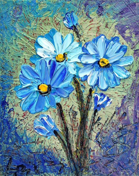 Flower Art DIY Diamond Painting - diamond-painting-bliss.myshopify.com