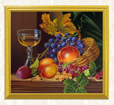Wine Glass & Fruits Still Life Diamond Painting - diamond-painting-bliss.myshopify.com