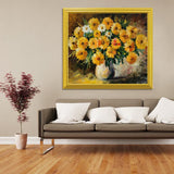 Yellow & White Flowers DIY Painting - diamond-painting-bliss.myshopify.com