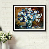 Glass Vase & Colorful Flowers - diamond-painting-bliss.myshopify.com