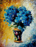 Blue Flowers - DIY Diamond Painting - diamond-painting-bliss.myshopify.com