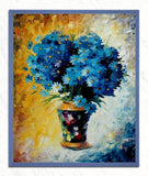 Blue Flowers - DIY Diamond Painting - diamond-painting-bliss.myshopify.com