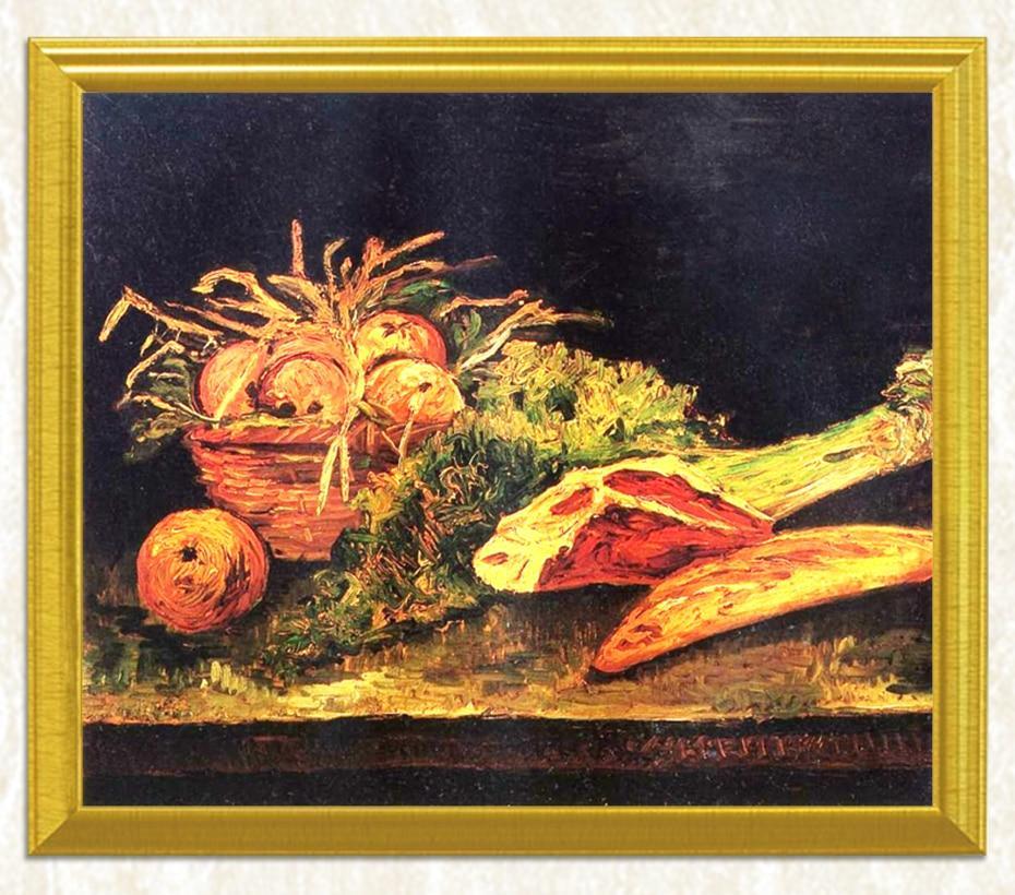 Apples Meat & Rolls - Vincent Van Gogh - diamond-painting-bliss.myshopify.com