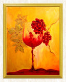 Wine Glass & Red Grapes DIY Diamond Painting - diamond-painting-bliss.myshopify.com